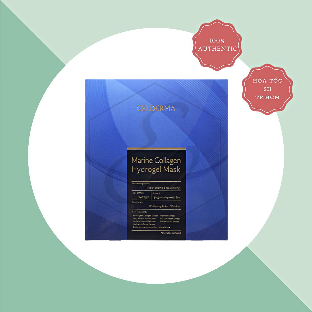 Mặt Nạ Celderma Marine Collagen Hydrogen Mask
